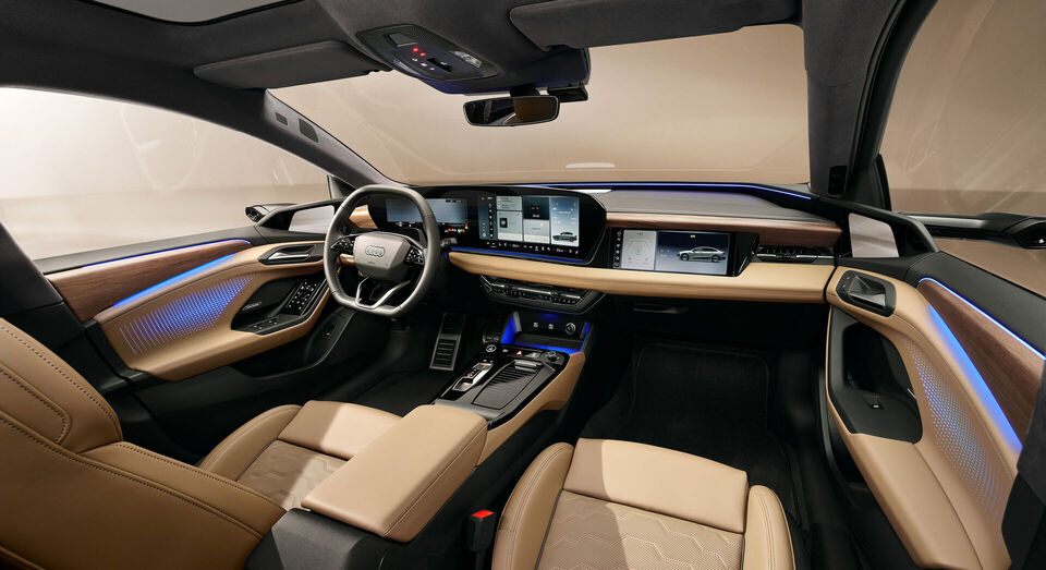 Auto Shanghai 2025: Audi A6L e-tron EV Debuts with 107 kWh Battery and Extended Wheelbase