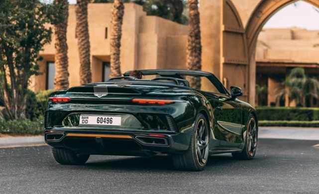Bentley Batur Convertible Makes Public Debut in Dubai