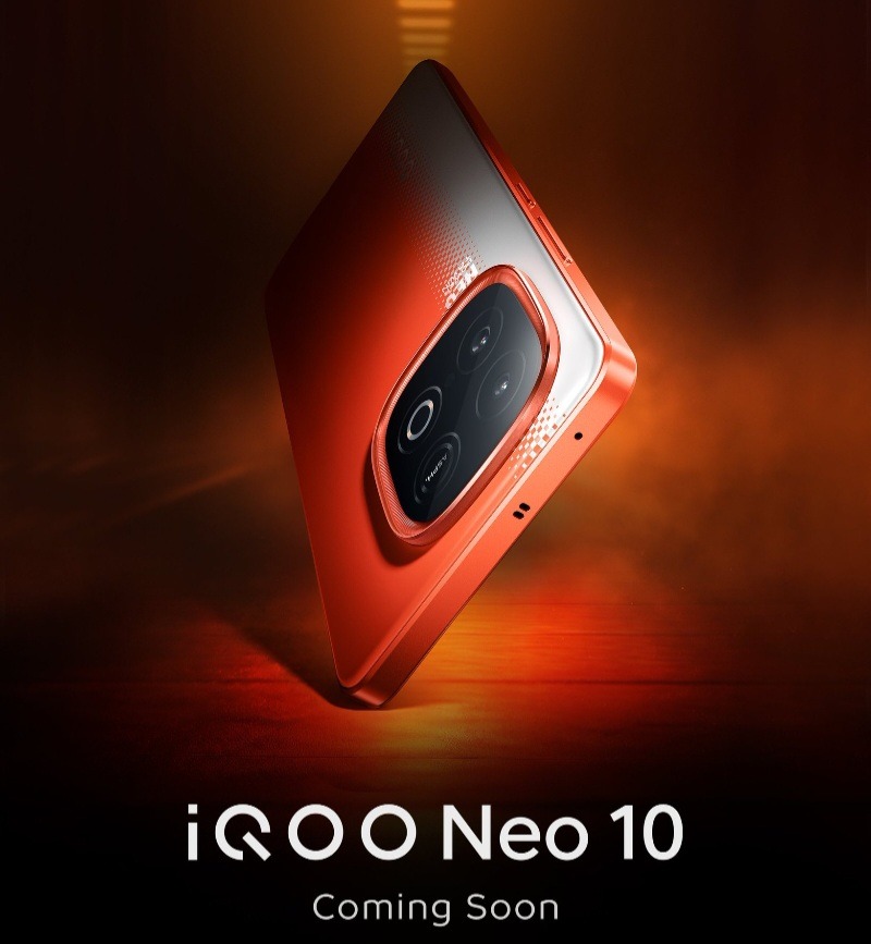 iQOO Neo 10 Confirmed for India Launch; Design Teased Ahead of Debut