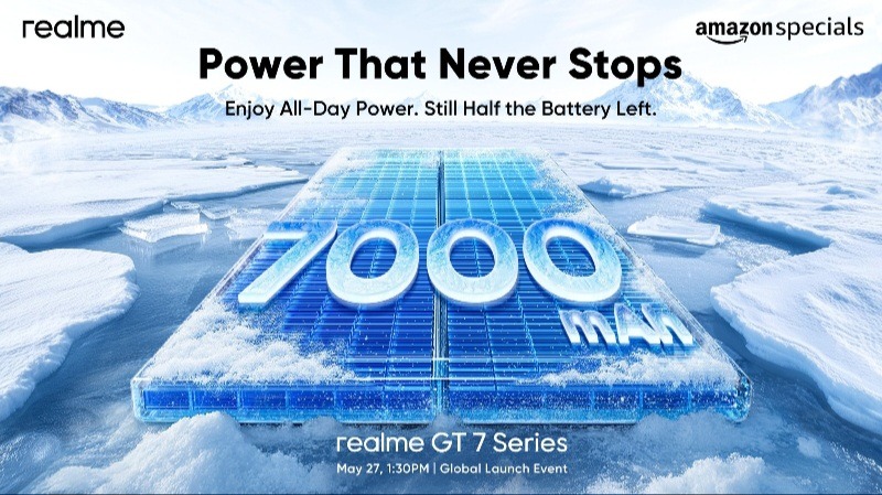 realme GT 7 Series Confirmed with 7000mAh Battery and 120W Fast Charging