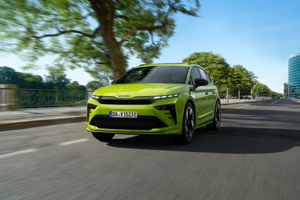 Skoda Enyaq RS and Enyaq Coupe RS Unveiled Globally with Larger Battery, More Power, and Improved Range