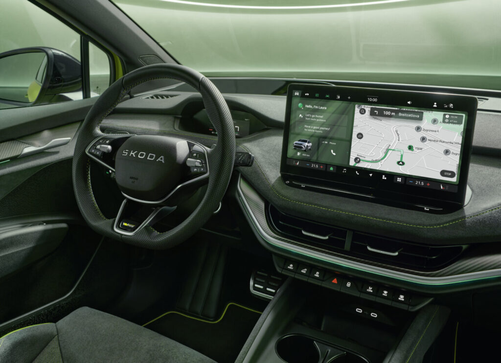 Skoda Enyaq RS and Enyaq Coupe RS Unveiled Globally with Larger Battery, More Power, and Improved Range