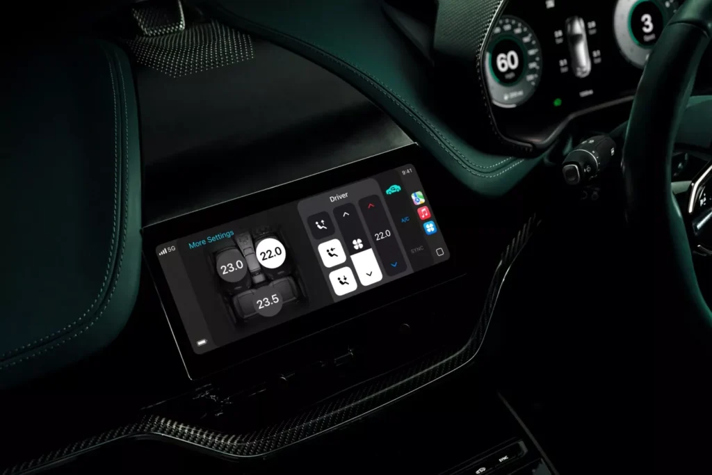 Aston Martin Becomes First Carmaker to Introduce Apple CarPlay Ultra