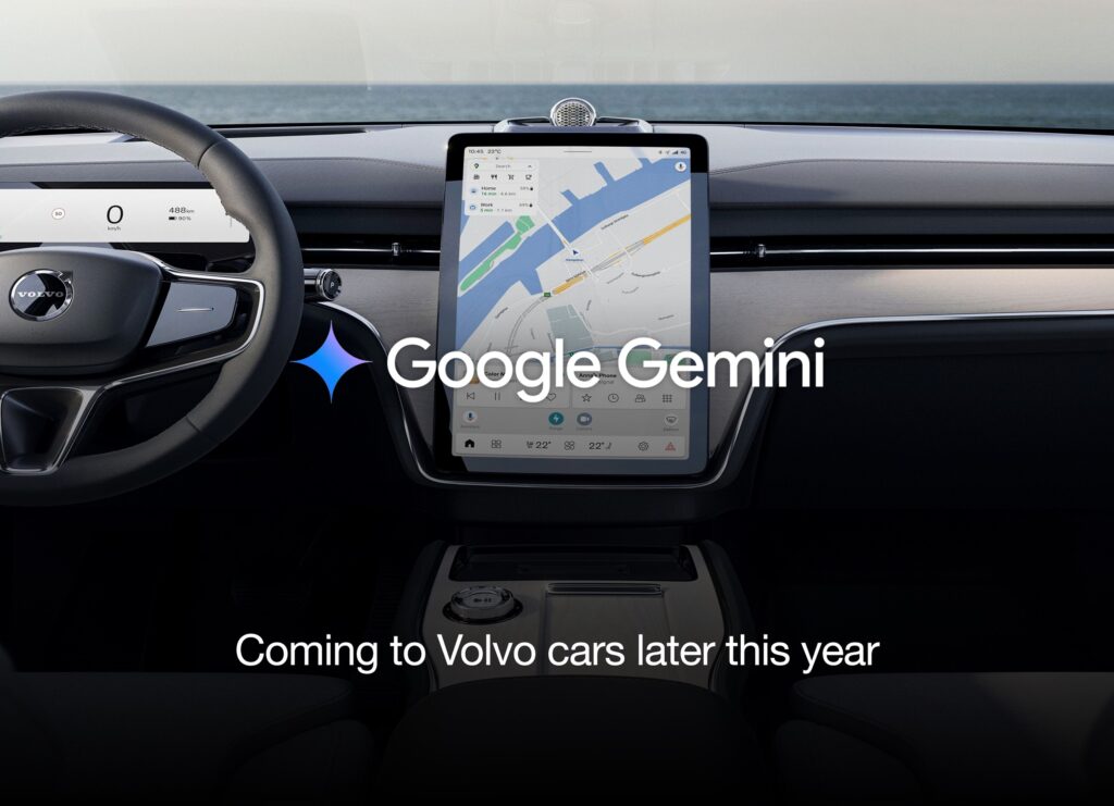 Volvo’s Cars Will Be The First To Get Google’s Gemini AI Assistant