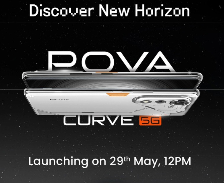 TECNO Pova Curve 5G to Launch in India on May 29: Teaser Out
