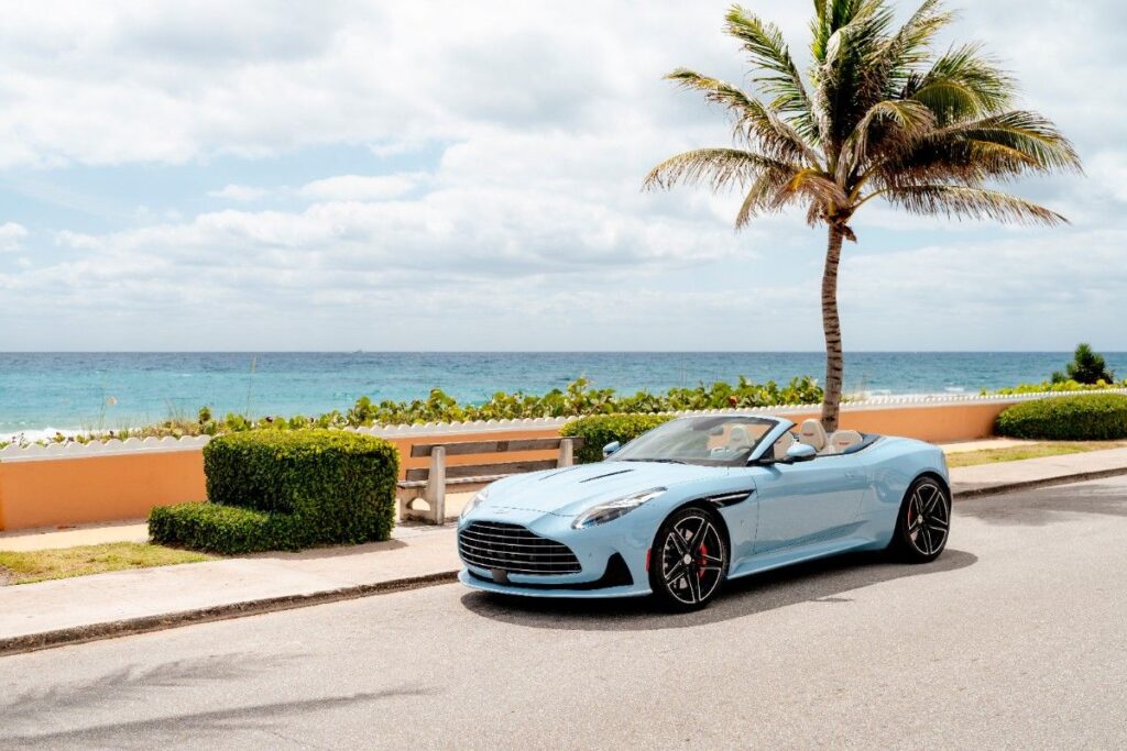 One-Off Aston Martin DB12 Volante Gets a Palm Beach Makeover