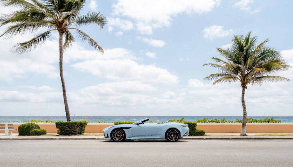 One-Off Aston Martin DB12 Volante Gets a Palm Beach Makeover