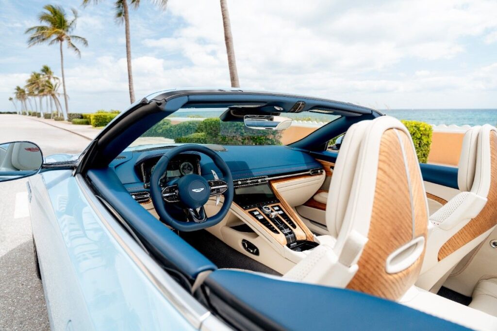 One-Off Aston Martin DB12 Volante Gets a Palm Beach Makeover