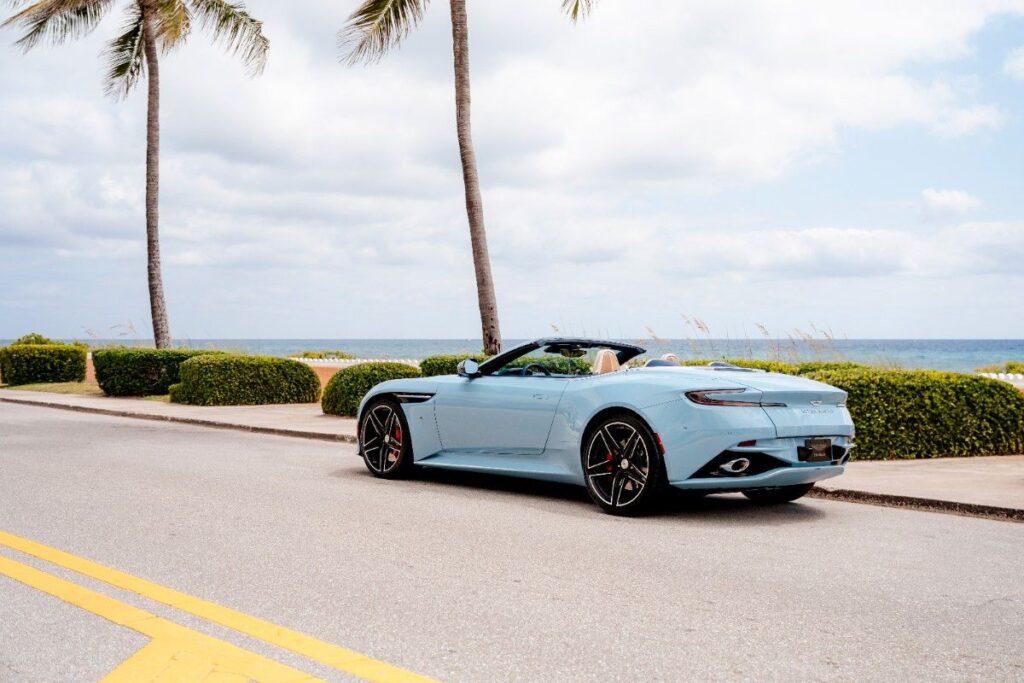 One-Off Aston Martin DB12 Volante Gets a Palm Beach Makeover