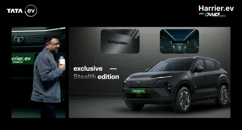 Tata Harrier EV Launched in India at Rs 21.49 Lakh, Offers 627 Km Range and Dual Battery Options