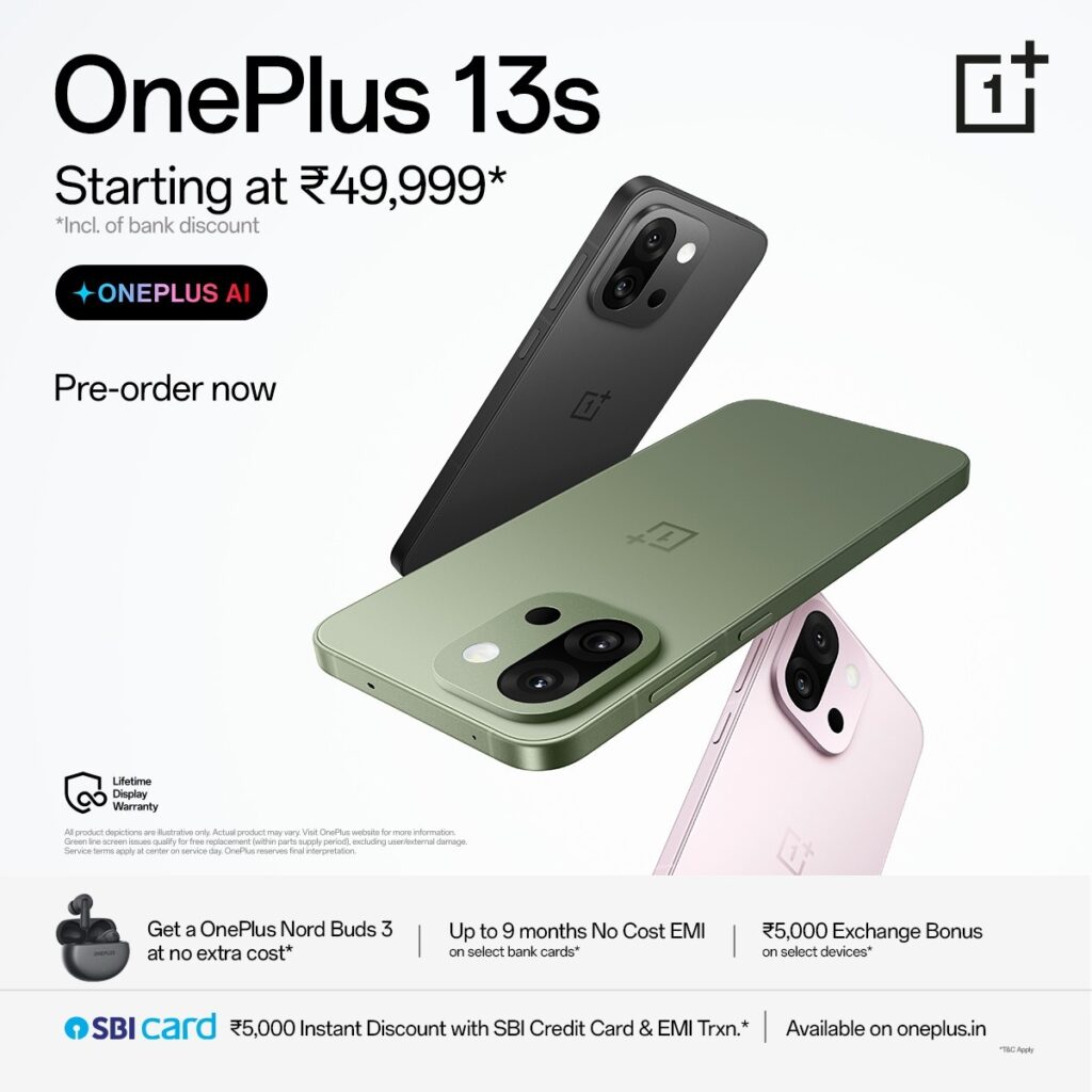 OnePlus 13s Now Available in India: Here’s Where to Buy, Pricing, and Best Deals