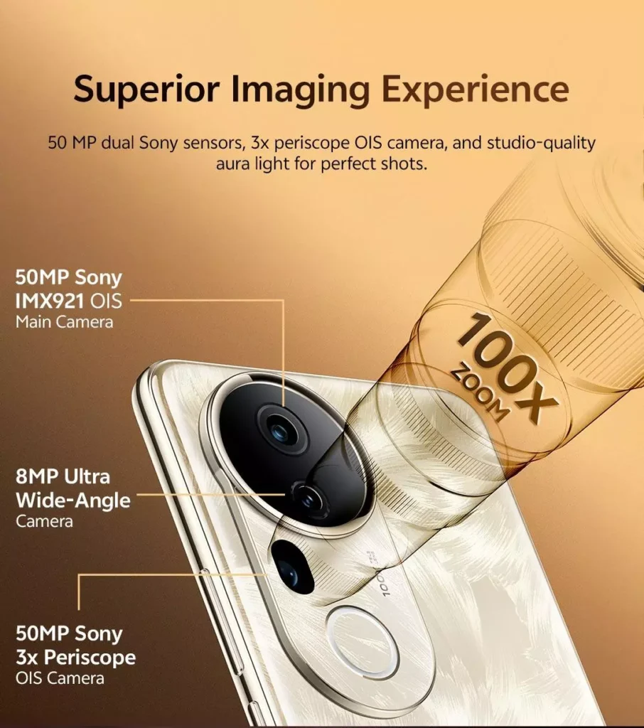 vivo T4 Ultra with 6.78″ 1.5K AMOLED display, Dimensity 9300+ and 50MP 3x periscope camera launched in India starting at ₹37,999