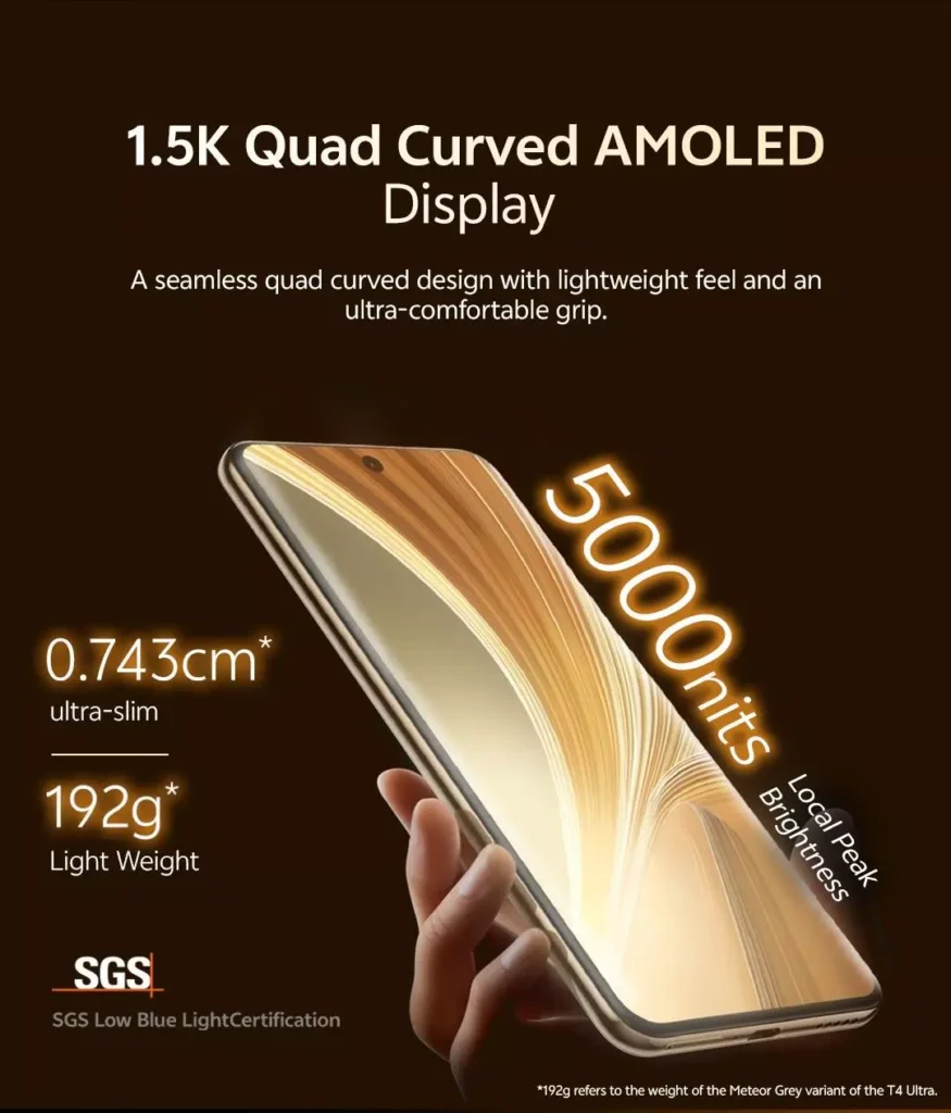 vivo T4 Ultra with 6.78″ 1.5K AMOLED display, Dimensity 9300+ and 50MP 3x periscope camera launched in India starting at ₹37,999