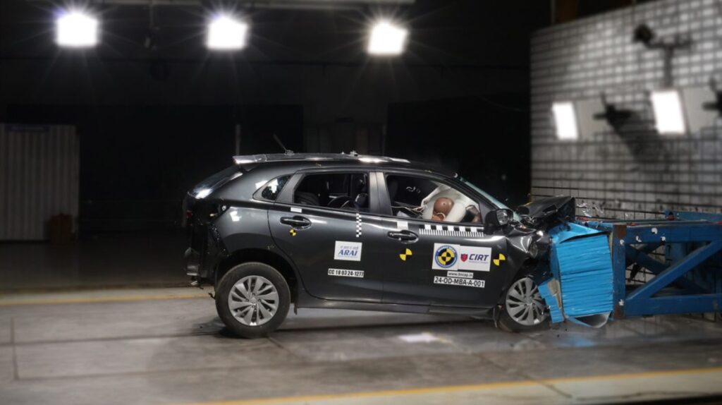 Maruti Suzuki Baleno Scores 4 Stars in Bharat NCAP Crash Tests