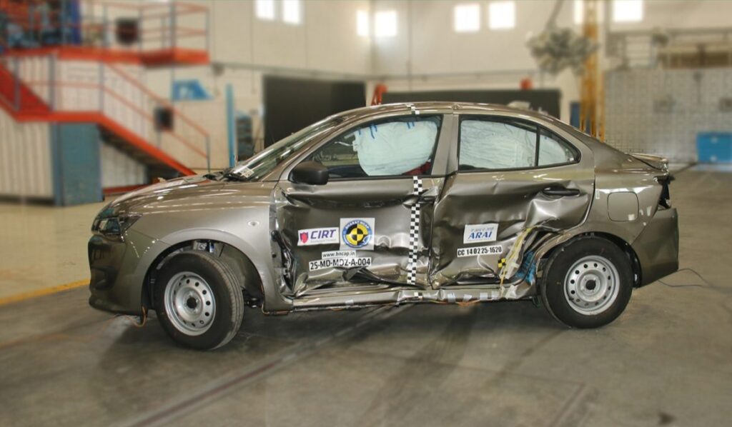 Maruti Suzuki Dzire Becomes India’s First 5-Star Rated Sedan in Bharat NCAP Crash Tests