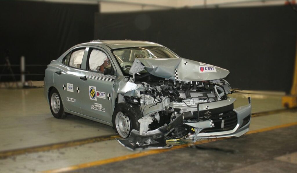 Maruti Suzuki Dzire Becomes India’s First 5-Star Rated Sedan in Bharat NCAP Crash Tests