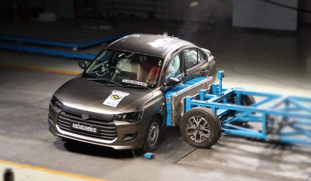 Maruti Suzuki Dzire Becomes India’s First 5-Star Rated Sedan in Bharat NCAP Crash Tests