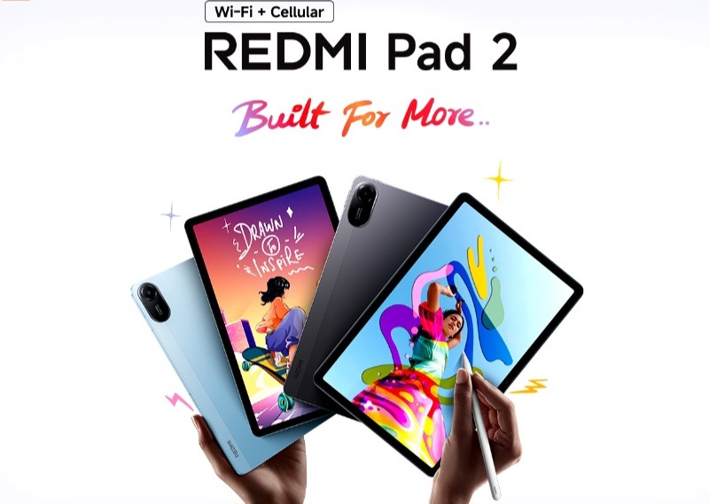 Redmi Pad 2 With 11-Inch 2.5K Display and 9,000mAh Battery Launched in India, Starts at Rs 13,999