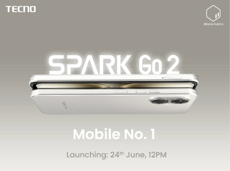 Tecno Spark Go 2 Launching in India on June 24