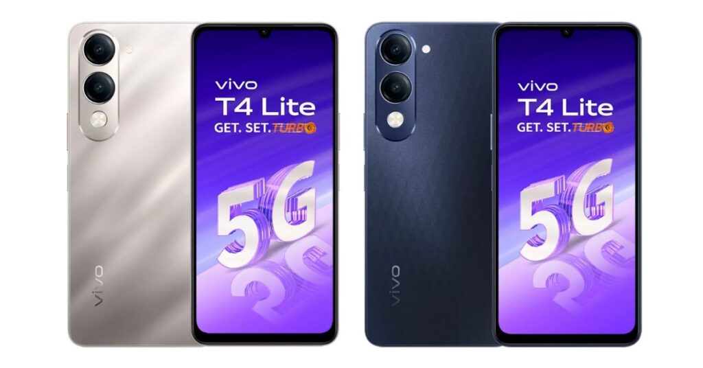 vivo T4 Lite 5G Launched in India with 6.74″ Display, Dimensity 6300, and 6000mAh Battery Starting at Rs. 9,999