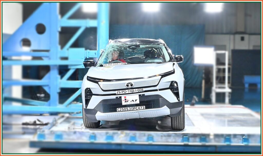 Tata Harrier EV Scores 5-Star Safety Rating in Bharat NCAP Crash Tests