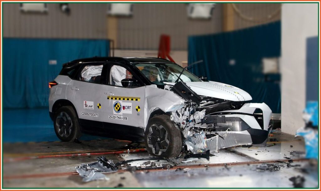 Tata Harrier EV Scores 5-Star Safety Rating in Bharat NCAP Crash Tests