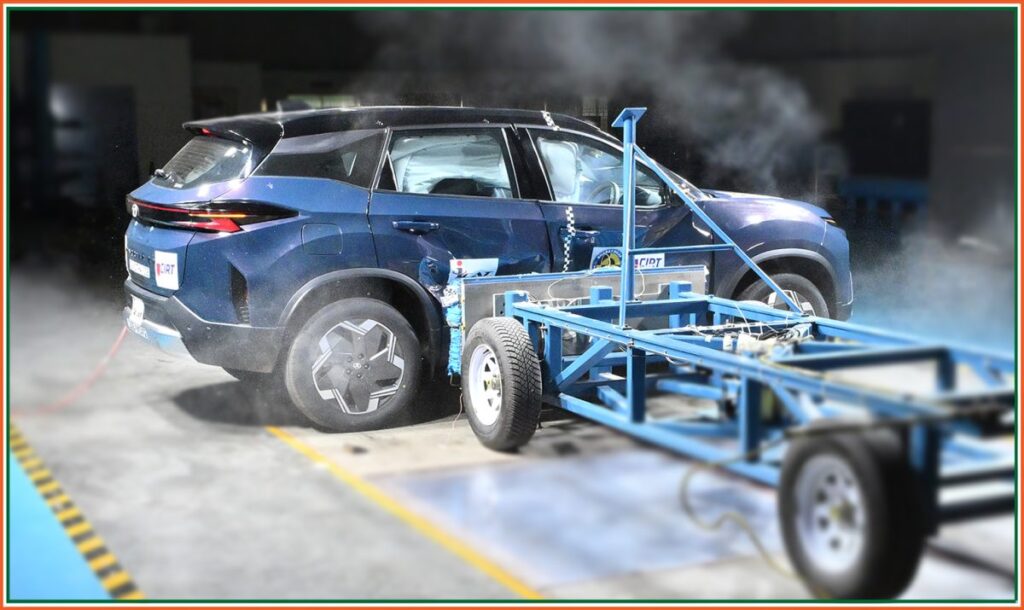 Tata Harrier EV Scores 5-Star Safety Rating in Bharat NCAP Crash Tests