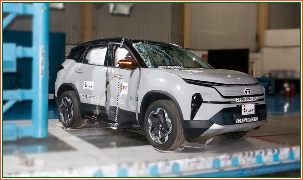 Tata Harrier EV Scores 5-Star Safety Rating in Bharat NCAP Crash Tests