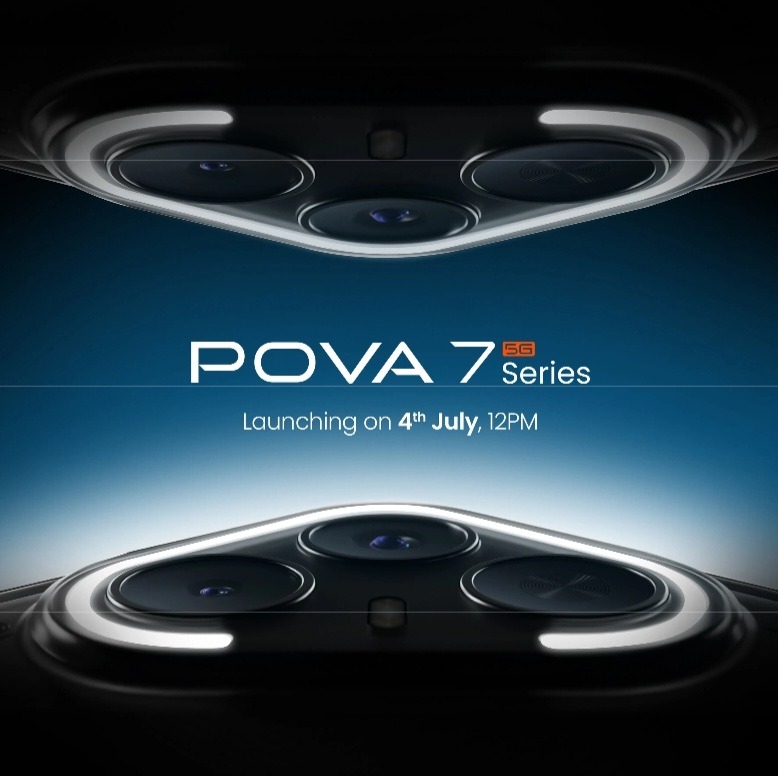 TECNO POVA 7 Series to Launch in India on July 4