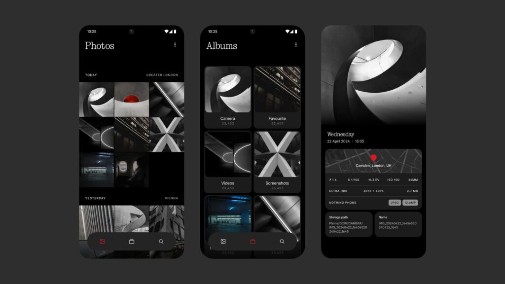 Nothing Gallery 2.0 brings in-built editing tools for photos and video