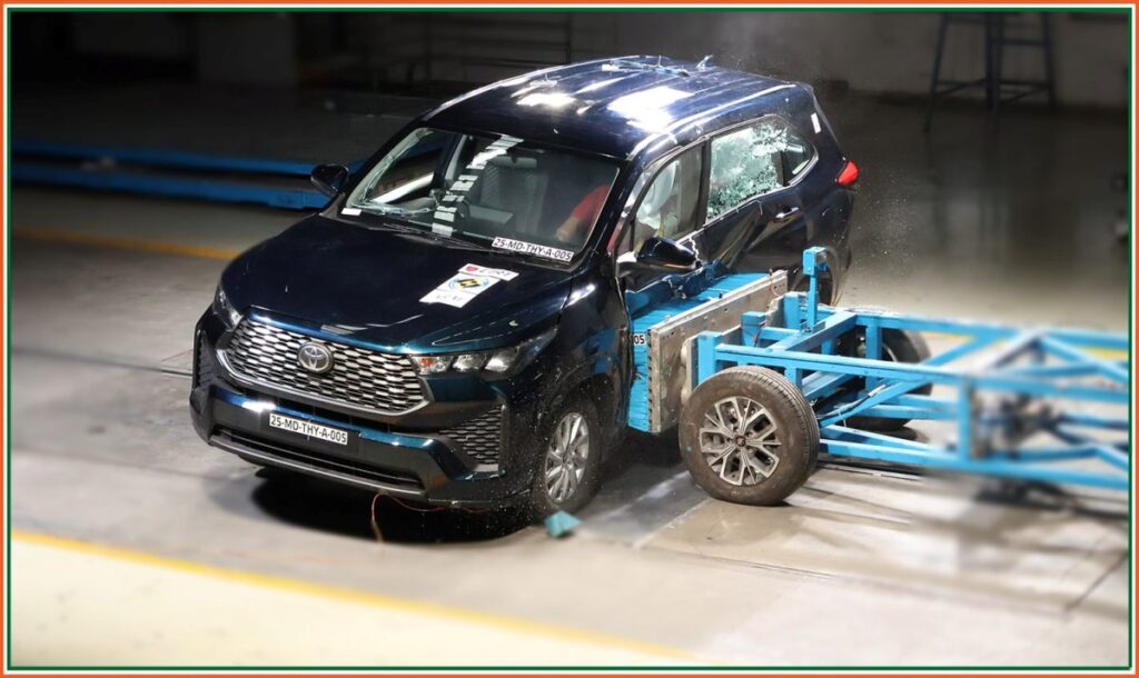 Toyota Innova HyCross Secures 5-Star Bharat NCAP Safety Rating