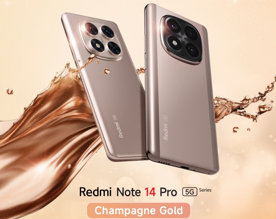 Redmi Note 14 Pro+ 5G and Note 14 Pro 5G Now Available in Champagne Gold in India