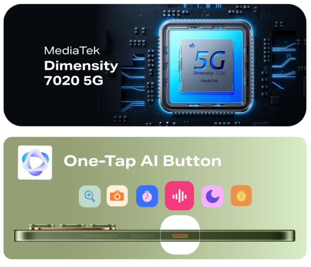 Infinix Hot 60 5G+ Launched in India with Dimensity 7020 SoC, Custom AI Button at Rs. 10,499