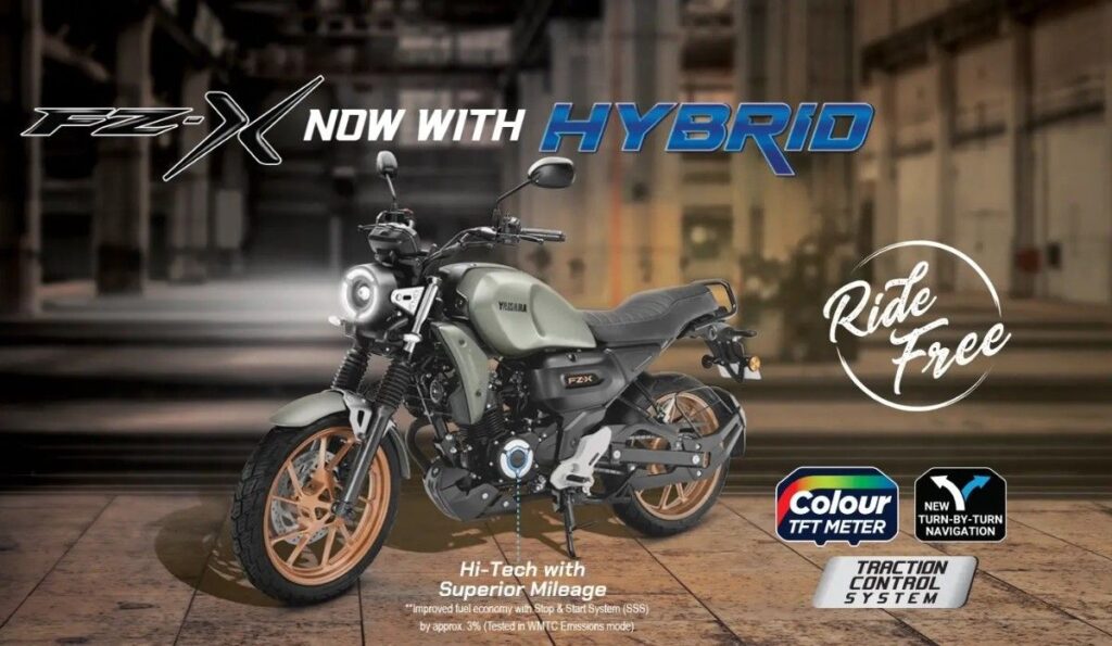 2025 Yamaha FZ-X Hybrid Launched in India at Rs 1.49 Lakh