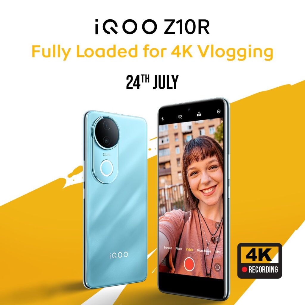 iQOO Z10R to Launch in India on July 24 with Dimensity 7400, 120Hz Quad-Curved AMOLED Display