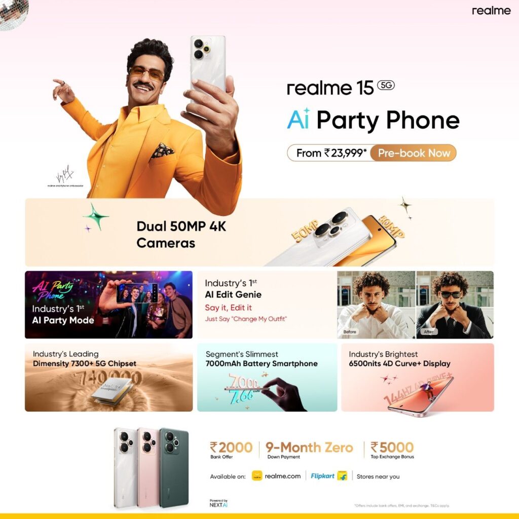 realme 15 5G and 15 Pro 5G Launched in India