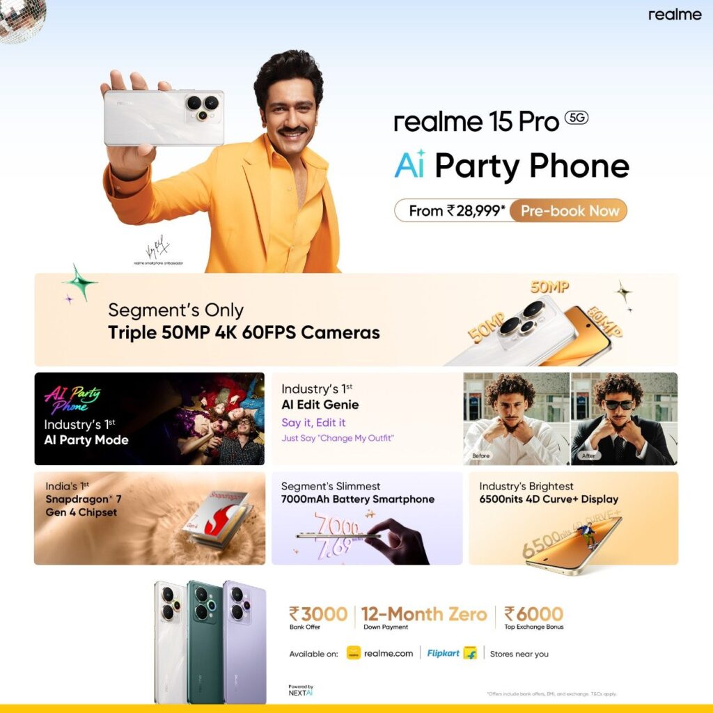 realme 15 5G and 15 Pro 5G Launched in India